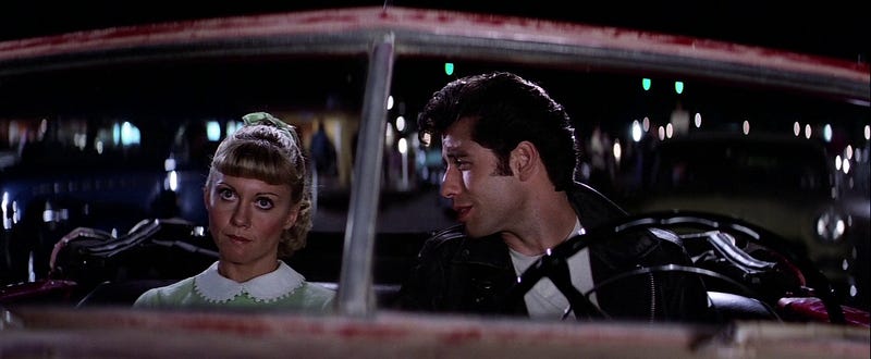 The power of gaze in Grease