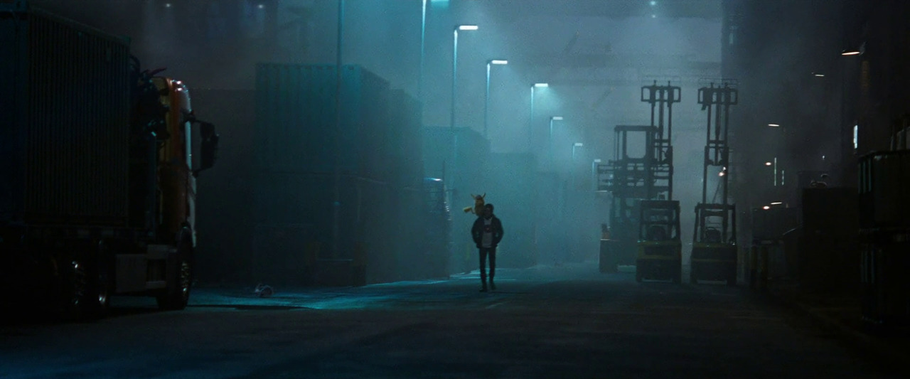 Extreme long shot in Detective Pikachu