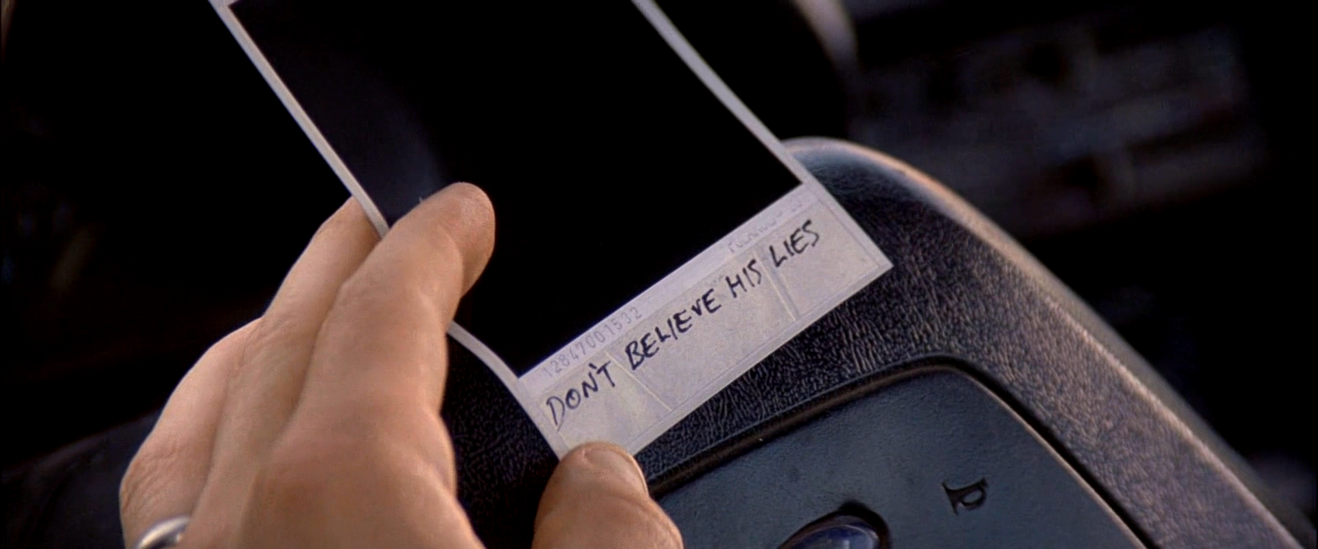 The polaroids in Memento