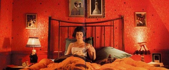 Amélie's bedroom as an extension of character